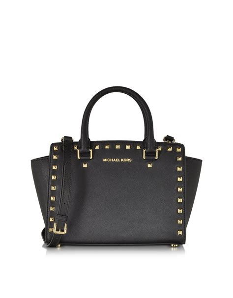 michael kors selma bag uk black|Michael Kors selma satchel.